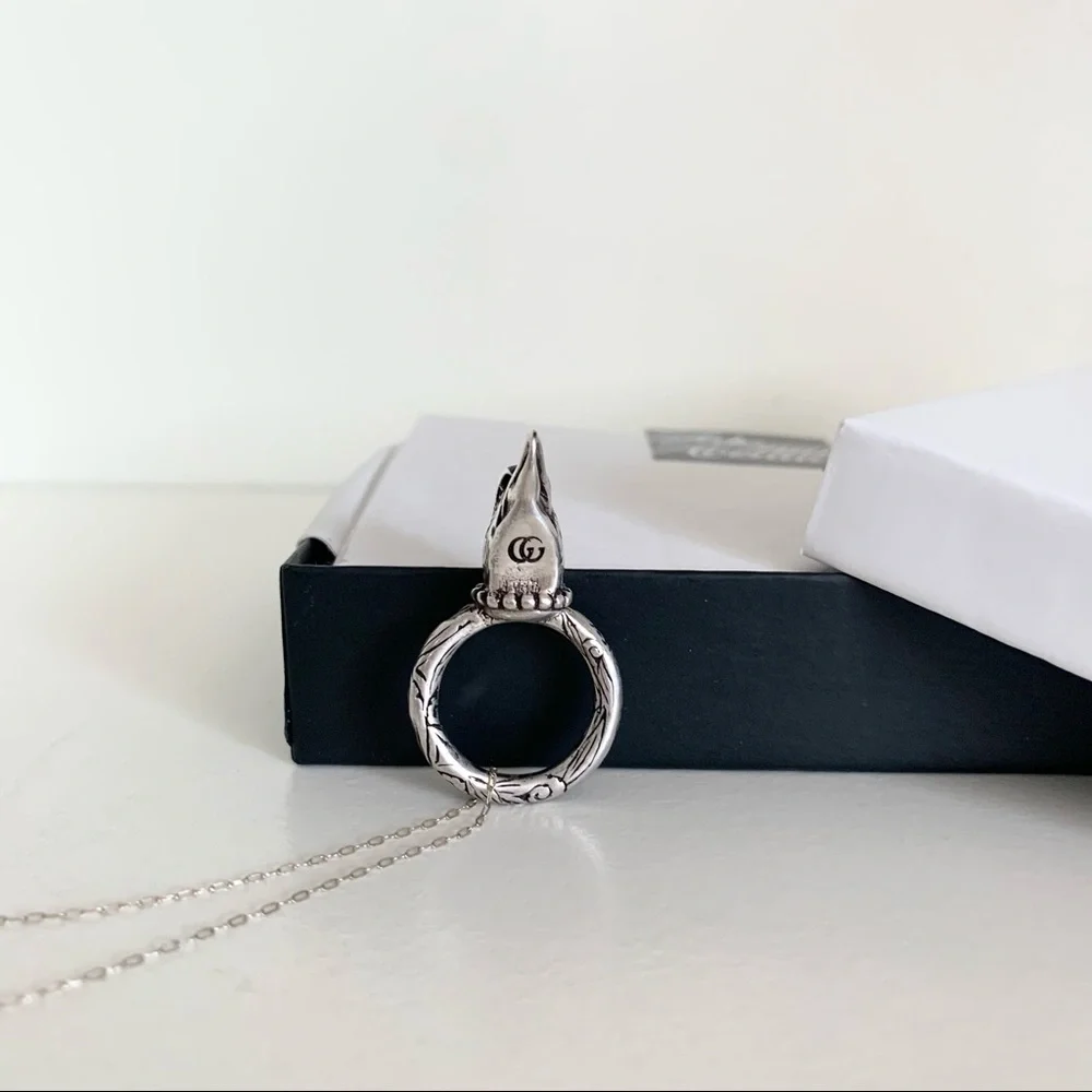 NWOT Gucci sterling silver eagle ring - Picture 15 of 16